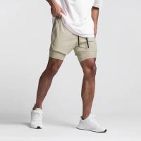 Pantalones cortos corrientes de la surf del sudor activo de la aptitud respirable para hombre del verano del logotipo de encargo del envío rápido - details 18