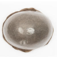 Prótesis capilar para hombres, Base de piel ultrafina de 0,03mm, peluca masculina, cabello humano Natural, sistema de cabello Invisible - details 3
