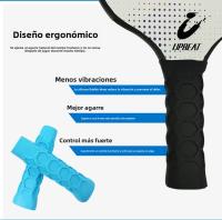 Pala de Padel de Agarre Fuerte Antivibra Accesorios de Padel Empunhadura de Hombre - details 2