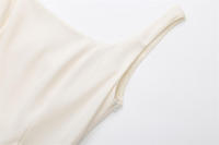 OUWU- Vestido camisola sin mangas ajustado con espalda descubierta y cuello en U de estilo único de verano, falda de mujer - details 4