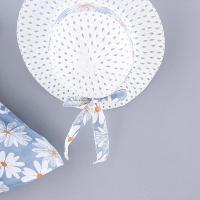 Conjunto de vestido y gorro de playa para niña, vestido de princesa con cuello halter, 2 piezas - details 6