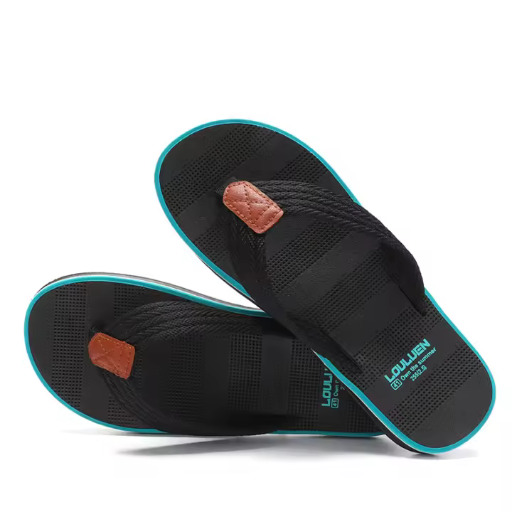 Nuevas Zapatillas de Playa para Hombres Antideslizantes, Tamaño Grande, Moda Fresca, Desgaste Exterior - 1