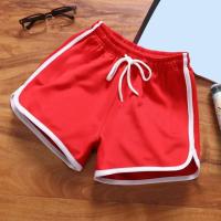 Pantalones cortos de verano hasta la rodilla para hombre, cintura elástica, pantalones de playa holgados, uso diario informal - details 1
