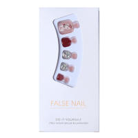 Uñas postizas reutilizables, uñas de gel súper brillantes con conejo rtoon, kit de manicura DIY en casa - details 6