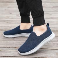 Zapatos de malla ligeros y transpirables para hombre, zapatillas informales antideslizantes para caminar al aire libre, zapatos de conducción, talla grande - details 17