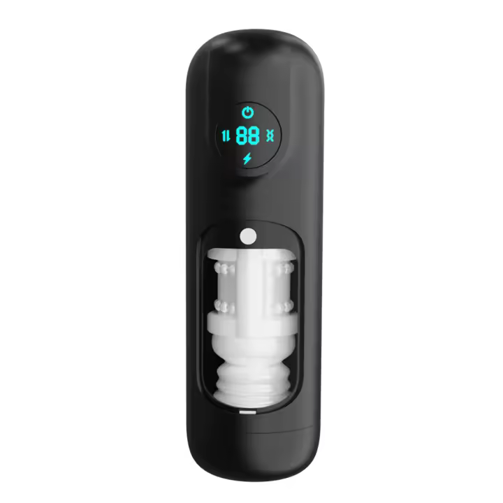 Máquina de mamada realista para hombres, masturbadores telescópicos, vibradores automáticos masculinos, juguete sexual para adultos, Copa - 1