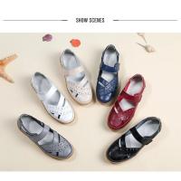 zapatos de piel auténtica para mujer, sandalias huecas blancas, mocasines planos de verano, talla grande 41 42 - details 2