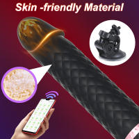 Vibrador Telescópico Ajustable Masajeador Automático de Aguja para Masturbación Femenina - details 3