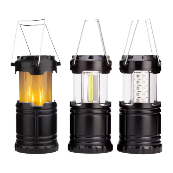 Linterna LED Portátil Lámpara de Carpa Telescópica Impermeable para Acampar al Aire Libre - 1