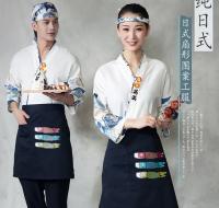 Kimono de cocina japonés para hombre y mujer, uniforme de restaurante, camisa de chef de sushi, tops de trabajo - details 1