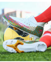 Botas de fútbol para hombres, tacos de fútbol para césped, botas de fútbol antideslizantes para exteriores para niños, calzado deportivo de entrenamiento de hierba profesional, parte superior baja - details 20