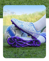 Zapatos de fútbol para hombre, botas de fútbol para exteriores, zapatos de tacos de fútbol para niños, zapatillas de entrenamiento antideslizantes transpirables, entrenadores de Futsal de césped - details 4
