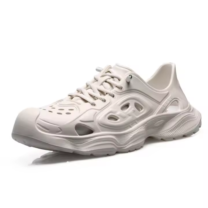Nueva moda zapatos de playa de los hombres sandalias huecas verano desgaste de suela gruesa antideslizante tendencia pie agujero zapatos - 1