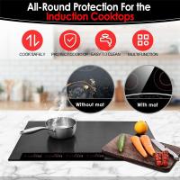 Alfombrilla protectora grande para Cocina de Inducción, cubiertas para quemador de estufa eléctrica, antiarañazos como cubierta superior de vidrio, 21,2x35,4 pulgadas - details 5