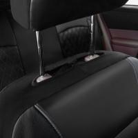 Funda de Asiento de Coche Universal de Cuero PU Protector Completo Anti-Rasguños Apto para Sedán SUV Camioneta - details 2