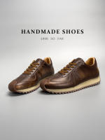 Zapatillas Deportivas de Cuero de Vaca de Alta Gama Calzado Casual para Hombres - details 11