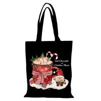 Bolsa de lona para mujer, regalo de Año Nuevo, bolsos para mujer, Feliz Navidad, bolso de mano para mujer, bolso de compras, bolso de compras ecológico, compras de tela - details 8