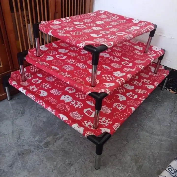Cama elevada para gatos, hamaca para mascotas, casa transpirable, nido para gatitos, cama colgante pequeña para perros y gatos, camas de lona para dormir para mascotas - 1