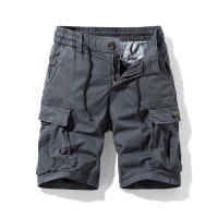 Pantalones Cortos de Carga de Algodón 100% Pantalones Cortos Casuales para Hombres en Verano 2024 - details 1