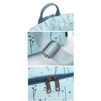 Mochila Con Estampado Floral Para Mujer, Bolsa De Viaje Informal, Con Bola De Pelo, De Gran Capacidad, Nueva - details 14