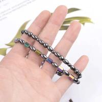 Pulseras de terapia magnética para pérdida de peso con cuentas de hematita para hombres y mujeres, antifatiga, curación - details 1