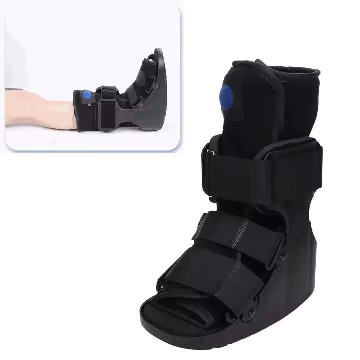 Botas para caminar portátiles, andador de aire ligero, antideslizante, protección integral, recuperación acelerada, esguinces, andador de tobillo - 1