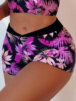 Conjunto de bikini de cintura alta para mujer, traje de baño sexy con estampado floral, traje de baño de playa, 2023 - details 7