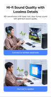 Baseus-Adaptador USB 5,3, Adaptador con Bluetooth, Dongle para PC, portátil, altavoz, receptor inalámbrico de Audio - details 3