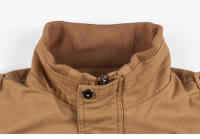 Chaqueta de invierno cálida para hombre, lino poliéster, forro polar - details 4