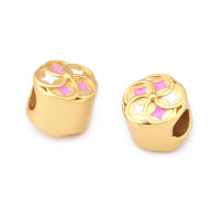 Pulseras de Brass Dorado Mate 4PCS Grande Agujero Abalorios para Hacer Joyas DIY - details 124