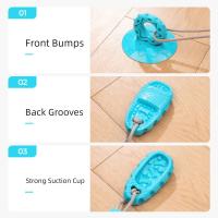 Zapatillas con ventosa para perros TPR, juguetes elásticos resistentes a mordeduras para mascotas, juguete para rechinar los dientes, pelota interactiva, juguete para masticar para perros, limpieza de dientes - details 8