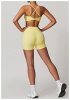 Sujetador de Yoga para Mujer de Nylon Sexy Cruz Transpirable para Gimnasio Top de Primavera/Verano - details 11