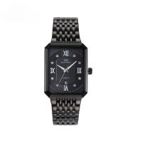 Reloj cuadrado minimalista reloj hombre calendario reloj de cuarzo - details 5