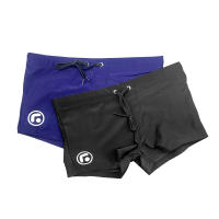 Jessborn-pantalones de natación de ángulo plano para hombre, Bóxer profesional de nailon, color sólido, para la playa - details 6