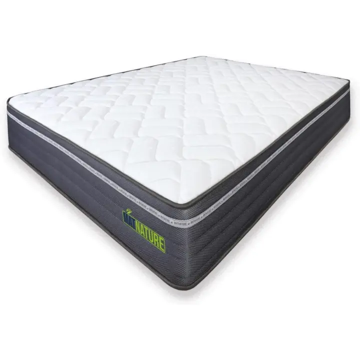 |   Colchón Viscosoft Reversible |   Firme e Informable |   Altura 21 cm |   Muy Transpirable Antibacteriano |   Óptima Termoregulación |   Tejido Antideslizante (135 x 190 cm) - 1
