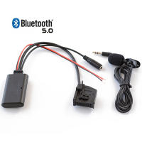Adaptador de conexión inalámbrica bluetooth para coche, estéreo AUX, música para Mercedes Benz W168, W203, W209, W211, W163, Bl - details 0