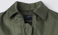 Chaqueta de vuelo Bomber CWU 45P acolchada de nailon para invierno, abrigo de estilo militar Vintage TOP GUN, chaqueta para hombre - details 12