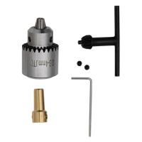 Mini portabrocas de 0,3-4mm, taladro manual, llave T/L, accesorio de pinza, llave de trinquete montada en cono, accesorios - details 2