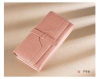 Cartera larga de cuero para mujer Anti-robo RFID, hecha de cuero genuino con lining de microfibra - details 14