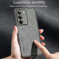 Funda de cuero retro para teléfono de negocios OPPO Realme C75, cubierta protectora a prueba de golpes para prevención de caídas - details 1