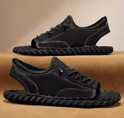 Zapatos de moda transpirables antideslizantes para hombre, calzado de lujo, versátil, ligero, cómodo, para caminar, novedad de 2025 - 1