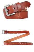 MEDYLA-Cinturón de piel de vaca Original para hombre, hebilla de Pin, cinturón de cuero de grano completo para pantalones - details 12