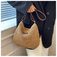 Bolso de estilo bohemio cruzado para mujer, bolso de hombro tejido a mano para vacaciones en la playa - details 9