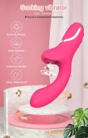 Consolador vibrador de punto G para mujer, 10 velocidades, succionador de clítoris, estimulador de clítoris Oral, motores duales, Juguetes sexuales para masturbador femenino adulto - details 0