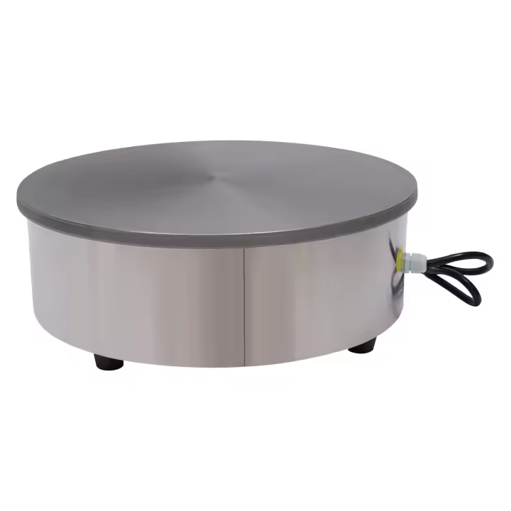 Plancha eléctrica de acero inoxidable, placa caliente antiadherente, para crepes, 2800W - 1