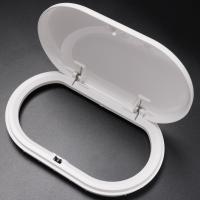 Cubo de basura de plástico estrecho para cocina, papelera tipo prensa para inodoro, cesta de basura para baño, blanco - details 6