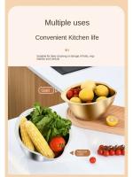 Colador de Arroz de Acero Inoxidable 304 Herramienta de Cocina para Lavado de Frutas y Verduras - details 3