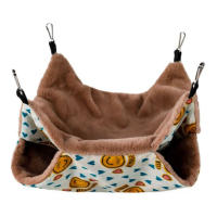 Hamaca colgante para jaula de mascotas, saco de siesta, cama para ardilla, hámster, jugando a dormir - details 0