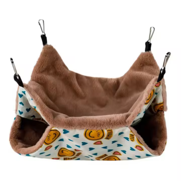 Hamaca colgante para jaula de mascotas, saco de siesta, cama para ardilla, hámster, jugando a dormir - 1