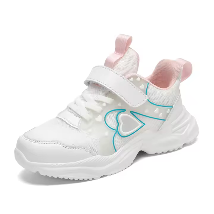 Zapatillas deportivas para niños, transpirables, ligeras, suaves, antideslizantes, cómodas zapatillas informales para niñas - 1